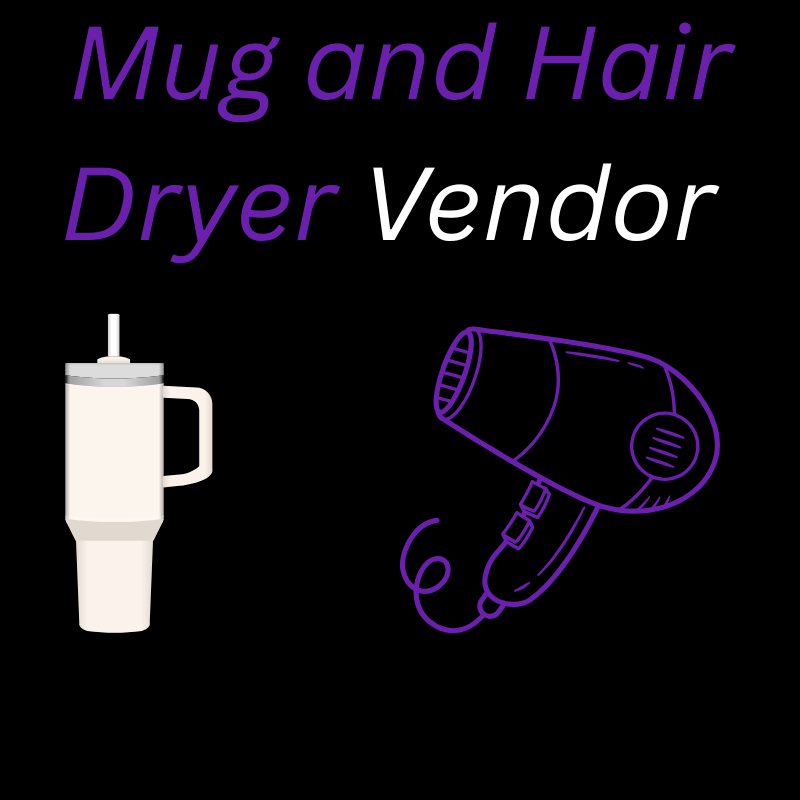 Mug and Hairdryer Vendor