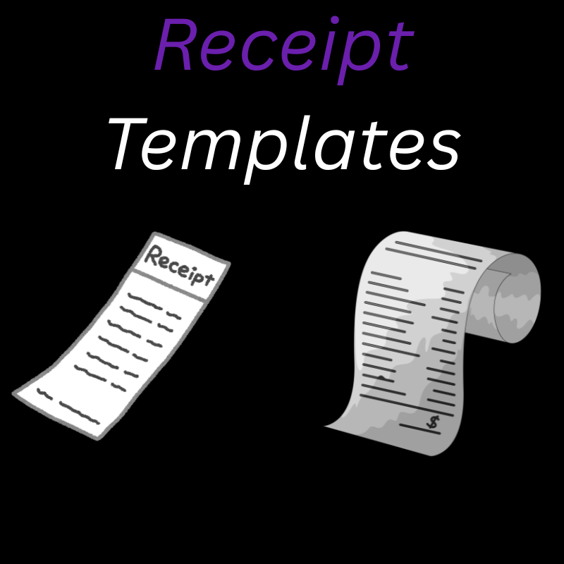 Receipt Templates